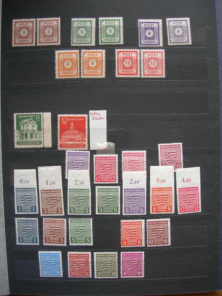 GERMANY, GOOD LOT/COLLECTION SBZ, SAAR, DDR, LOCALS  