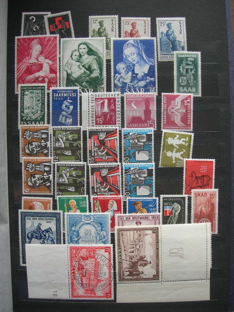 GERMANY, GOOD LOT/COLLECTION SBZ, SAAR, DDR, LOCALS  