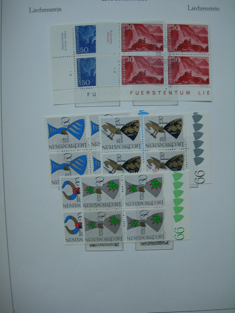 LIECHTENSTEIN, 5 COLLECTIONS EXCELLENT FOR TRADE/RETAIL  