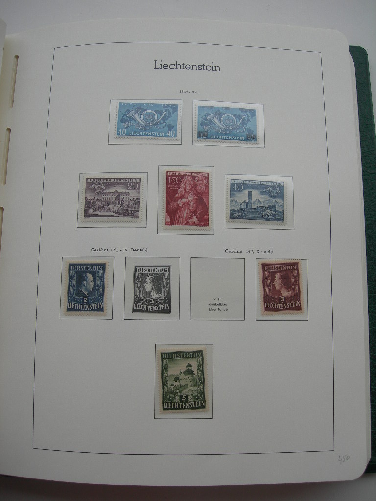 LIECHTENSTEIN, COLLECTION 1945 2000 MOSTLY NH   GOOD  